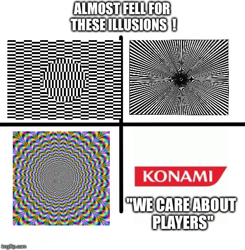 Blank Starter Pack Meme | ALMOST FELL FOR THESE ILLUSIONS  ! "WE CARE ABOUT PLAYERS" | image tagged in memes,blank starter pack | made w/ Imgflip meme maker