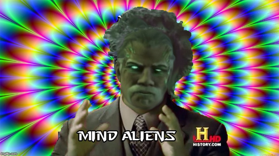 High Quality Ancient Mind Aliens Blank Meme Template