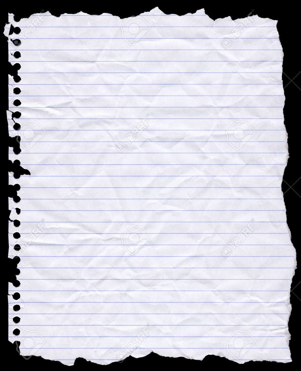Old Notebook Paper Blank Meme Template