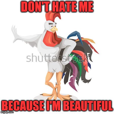 DON'T HATE ME BECAUSE I'M BEAUTIFUL | made w/ Imgflip meme maker