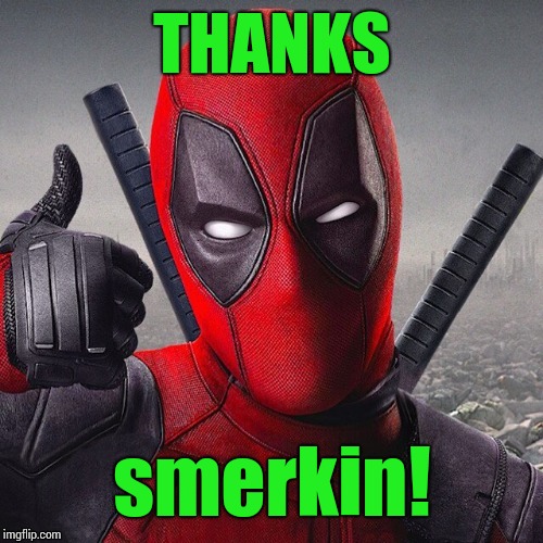 THANKS smerkin! | made w/ Imgflip meme maker