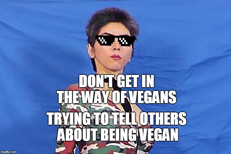 We should all learn a lesson from YouTube  | DON'T GET IN THE WAY OF VEGANS; TRYING TO TELL OTHERS ABOUT BEING VEGAN | image tagged in youtube shooter,vegan,gun control,gun violence,memes | made w/ Imgflip meme maker
