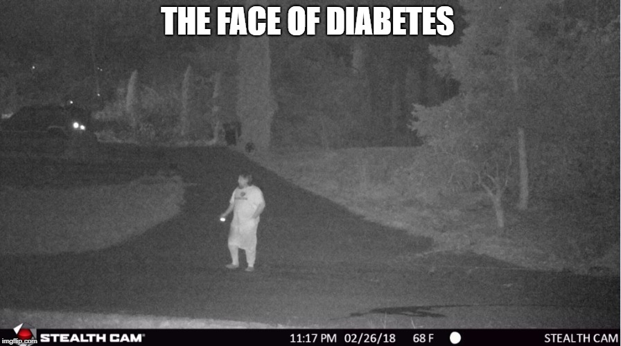 THE FACE OF DIABETES | made w/ Imgflip meme maker