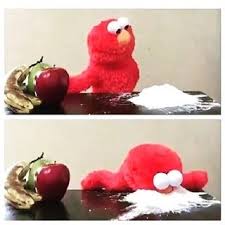 High Quality Cocaine Elmo Blank Meme Template