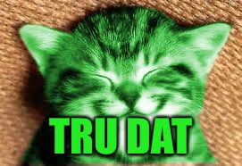 happy RayCat | TRU DAT | image tagged in happy raycat | made w/ Imgflip meme maker
