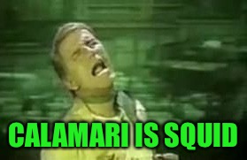 CALAMARI IS SQUID | made w/ Imgflip meme maker