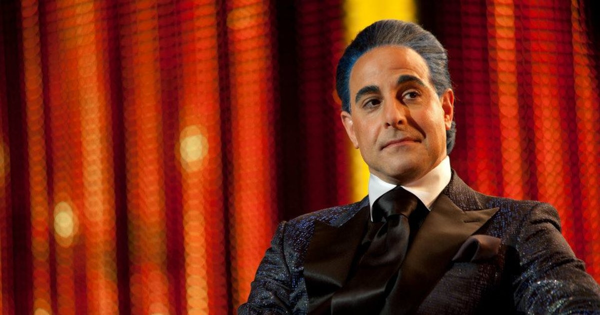 High Quality Hunger Games - Caesar Flickerman (Stanley Tucci) "Oh?" Blank Meme Template