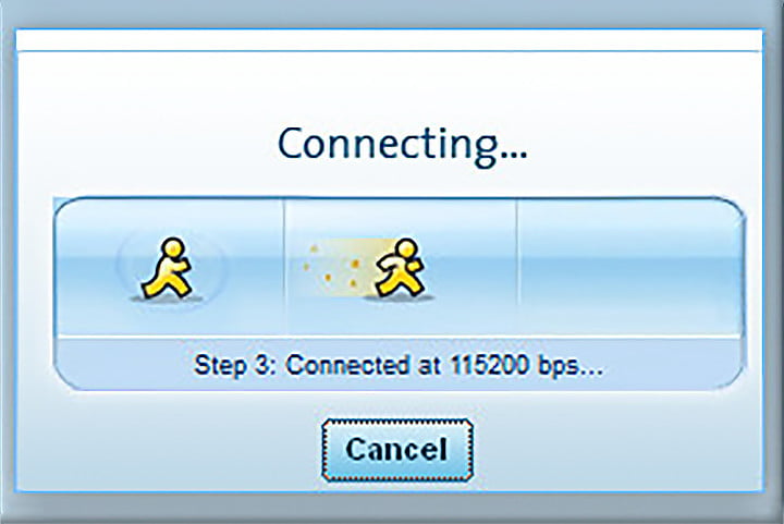 AOL Dial Up Connection Box Blank Meme Template