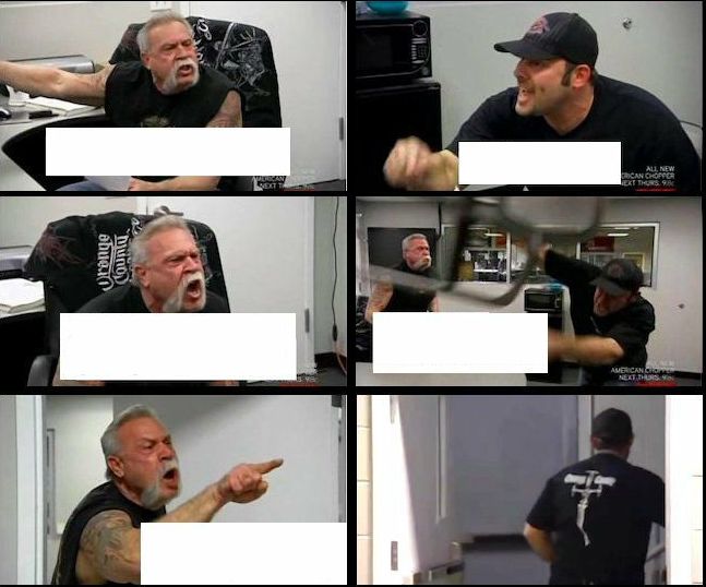 american chopper argue argument sidebyside Blank Template Imgflip