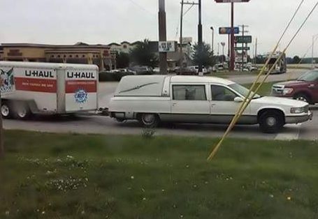 U Haul hearse Blank Meme Template