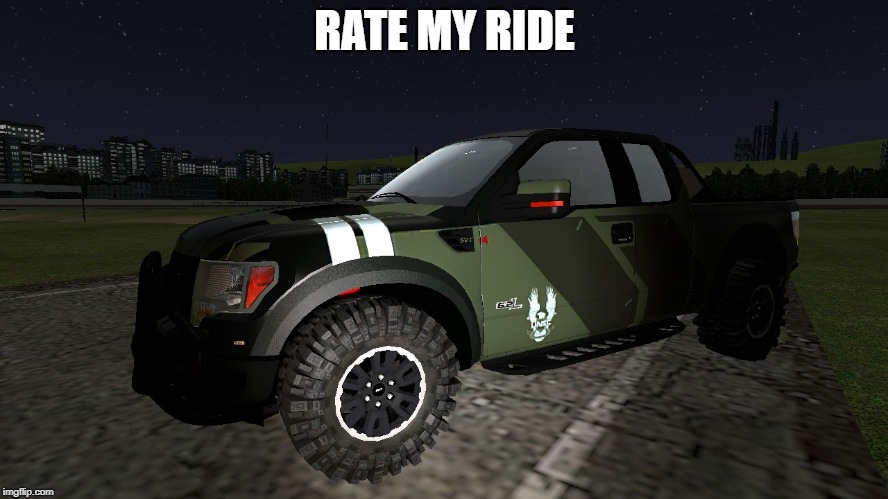  RATE MY RIDE | image tagged in gmod,ford truck,halo | made w/ Imgflip meme maker