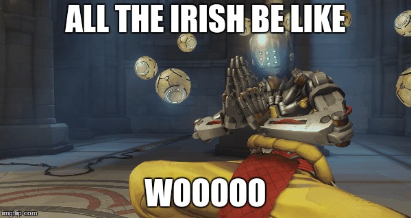 deep breathes | ALL THE IRISH BE LIKE; WOOOOO | image tagged in gifs,keep calm and carry on red | made w/ Imgflip meme maker