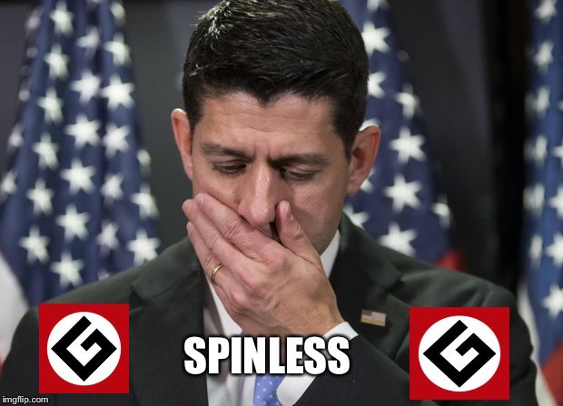 Sick Paul Ryan | SPINLESS | image tagged in sick paul ryan | made w/ Imgflip meme maker