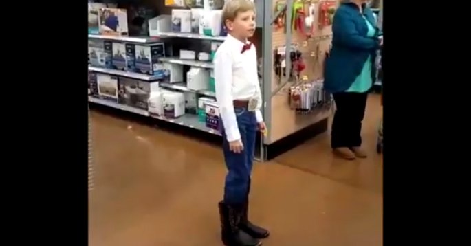 Walmart yodelling boy Blank Meme Template