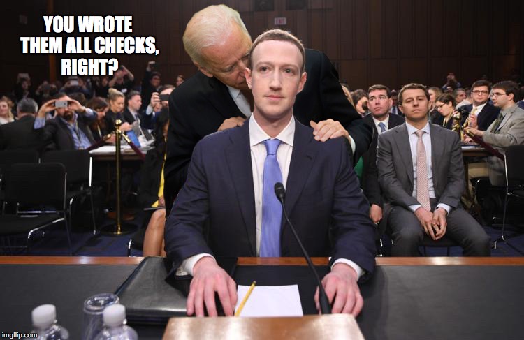 YOU WROTE THEM ALL CHECKS, RIGHT? | image tagged in facebook,congress | made w/ Imgflip meme maker