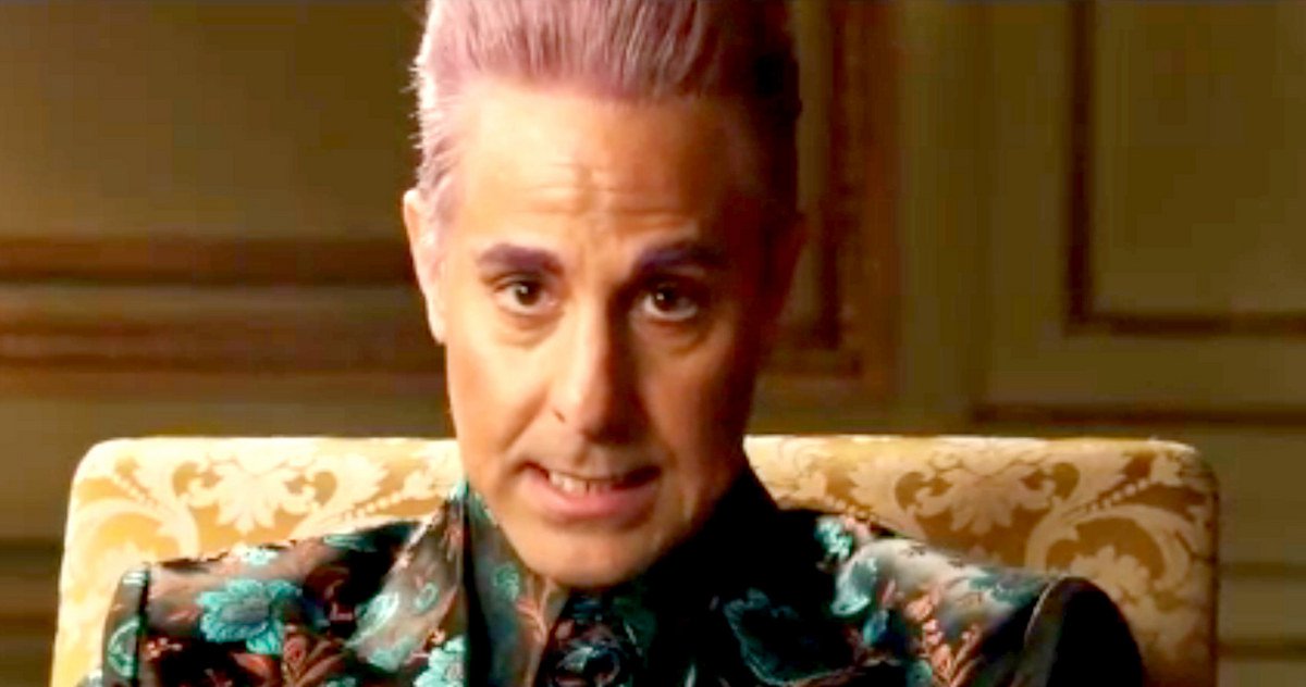 High Quality Hunger Games - Caesar Flickerman/Stanley Tucci "The fact is" Blank Meme Template