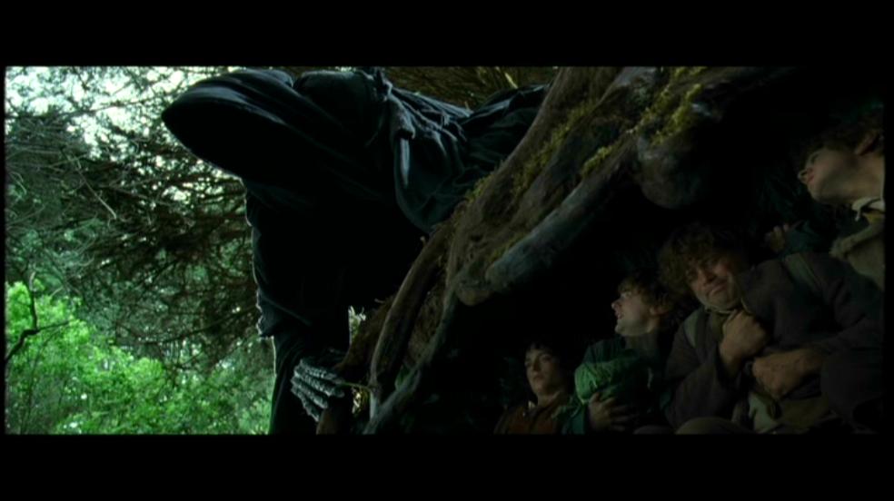 High Quality Hobbits hide from nazgul Blank Meme Template