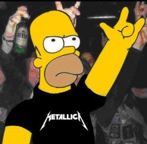 Metallica Homer Blank Meme Template