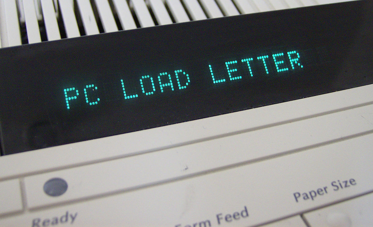 pc load letter Blank Meme Template