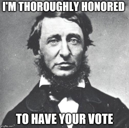 I'M THOROUGHLY HONORED TO HAVE YOUR VOTE | made w/ Imgflip meme maker