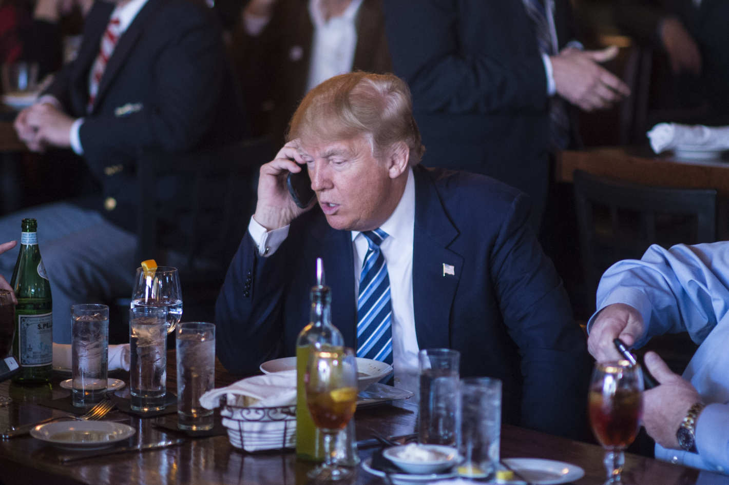 Trump phone Blank Meme Template