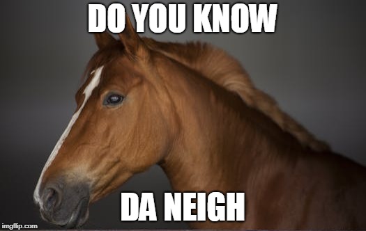 yes i know this meme is dead | DO YOU KNOW; DA NEIGH | image tagged in uganda knuckles,ugandan knuckles,uganda,horse,knuckles,ugandan horse | made w/ Imgflip meme maker