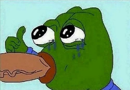 Pepe Frog Meme Crying
