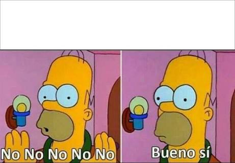 Homero Simpson Blank Meme Template