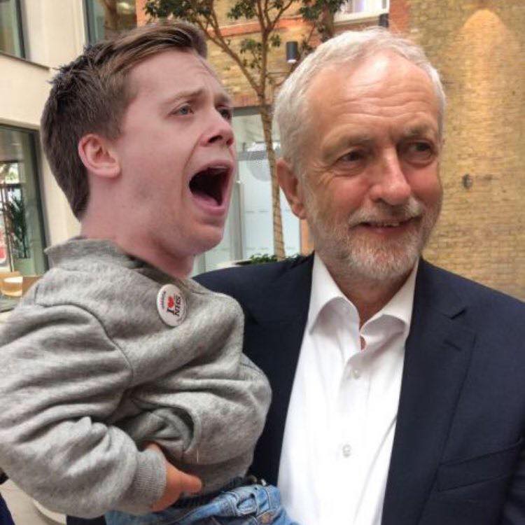 Corbyn - Owen Jones Blank Meme Template