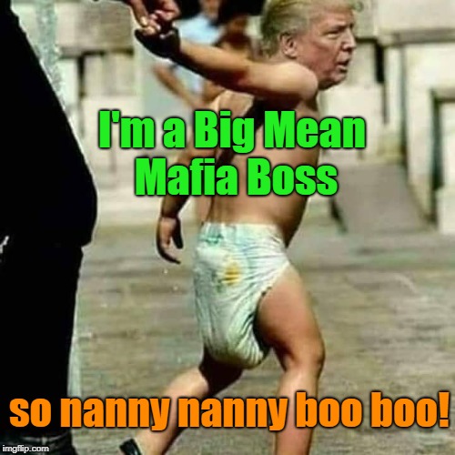 I'm a Big Mean Mafia Boss; so nanny nanny boo boo! | image tagged in ima mafia boss na ne boo boo | made w/ Imgflip meme maker