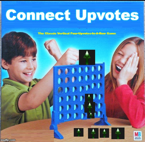 Blank Connect Four | Connect Upvotes The Classic Vertical Four-Upvotes-In-A-Row Game | image tagged in blank connect four | made w/ Imgflip meme maker