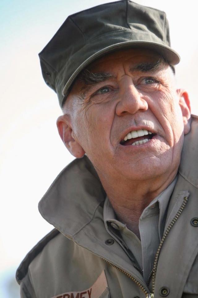 R Lee Ermey Blank Meme Template