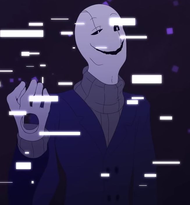 Gaster likes wut he see's Blank Meme Template