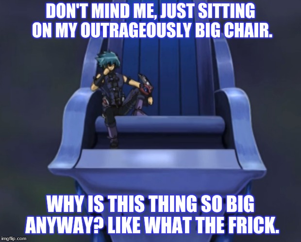 Jesse Anderson Is Freaking Annoying At This Point | DON'T MIND ME, JUST SITTING ON MY OUTRAGEOUSLY BIG CHAIR. WHY IS THIS THING SO BIG ANYWAY? LIKE WHAT THE FRICK. | image tagged in memes,funny,jesseanderson,bigchairsrockapperently,lessgo | made w/ Imgflip meme maker