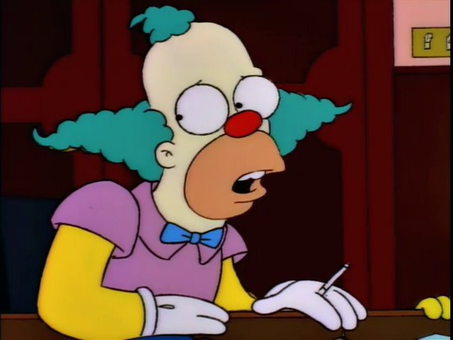 Krusty oops loud Blank Meme Template