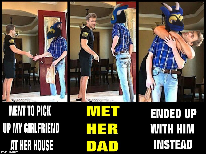 image tagged in furry,dad,girlfriend,date,meeting,father | made w/ Imgflip meme maker