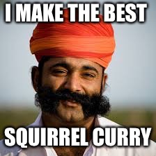 I MAKE THE BEST SQUIRREL CURRY | made w/ Imgflip meme maker