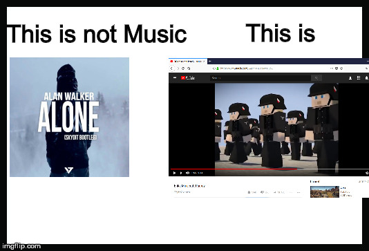 music | This is; This is not Music | image tagged in ww2,alone | made w/ Imgflip meme maker