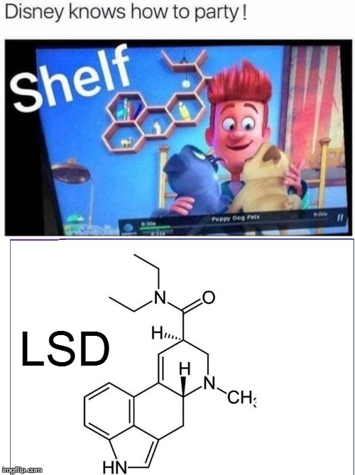 And you thought Disney was for kids! | ! LSD | image tagged in funny | made w/ Imgflip meme maker