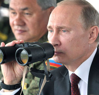High Quality Putin Observing Blank Meme Template