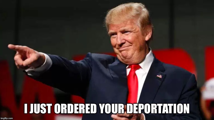 I JUST ORDERED YOUR DEPORTATION | made w/ Imgflip meme maker