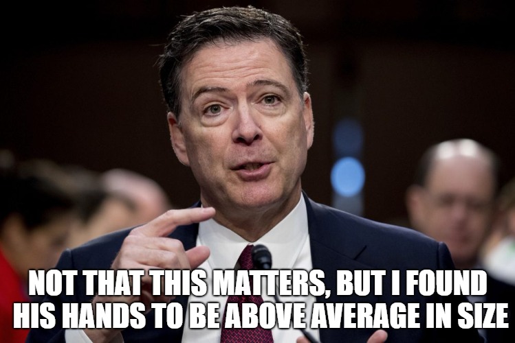 Image tagged in james comey hands - Imgflip