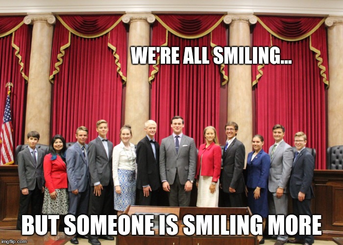 WE'RE ALL SMILING... BUT SOMEONE IS SMILING MORE | made w/ Imgflip meme maker