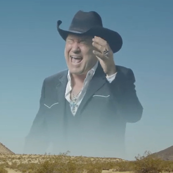 High Quality Screaming cowboy Blank Meme Template