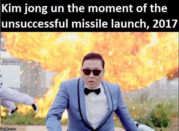 image tagged in kim jong un,gay,missle,funny,meme,psy | made w/ Imgflip meme maker