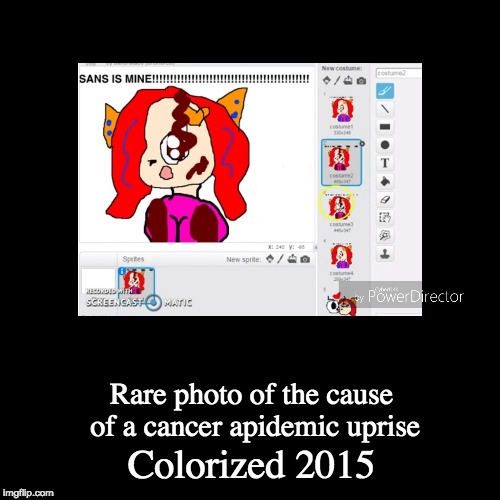 I bald because of dis edgy shit | image tagged in funny,demotivationals,memes,sans,cancer,cringe | made w/ Imgflip demotivational maker