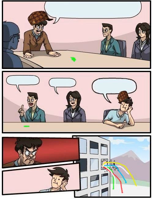 High Quality boardroom LSD madness Blank Meme Template