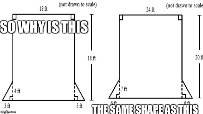 Math concepts  | SO WHY IS THIS; THE SAME SHAPE AS THIS | image tagged in math | made w/ Imgflip meme maker