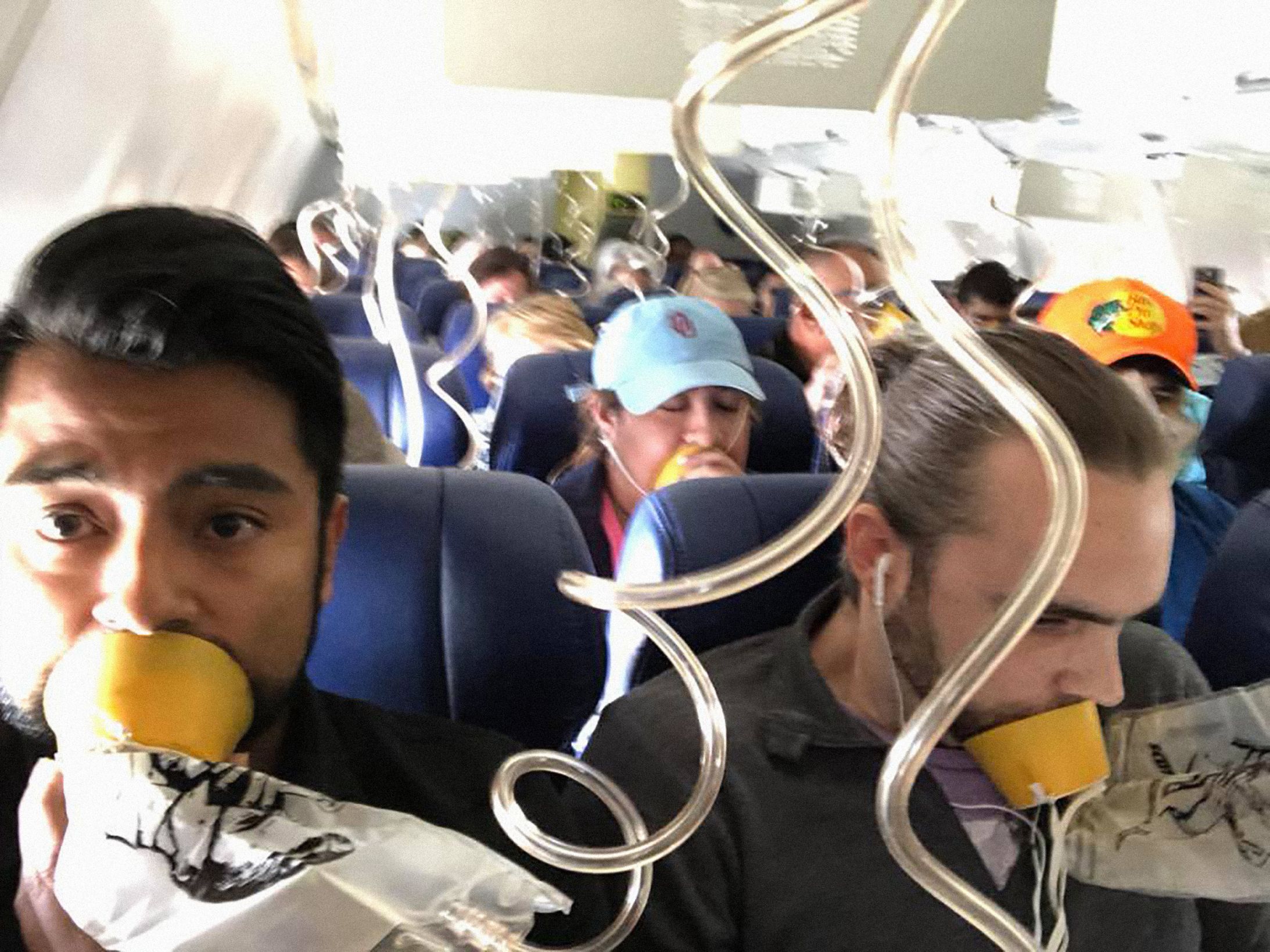 Southwest 1380 Passenger Oxygen Mask Blank Meme Template