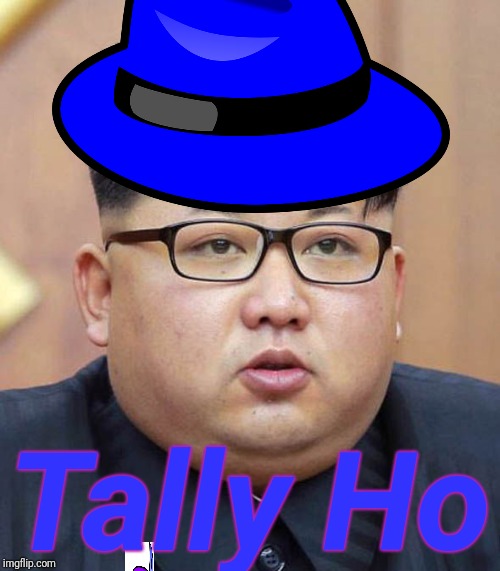 Tally Ho | Tally Ho | image tagged in kim jong un | made w/ Imgflip meme maker